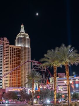 A night in Las Vegas during one day visit