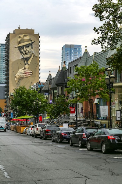 Cloudy weather during a day trip to Montreal